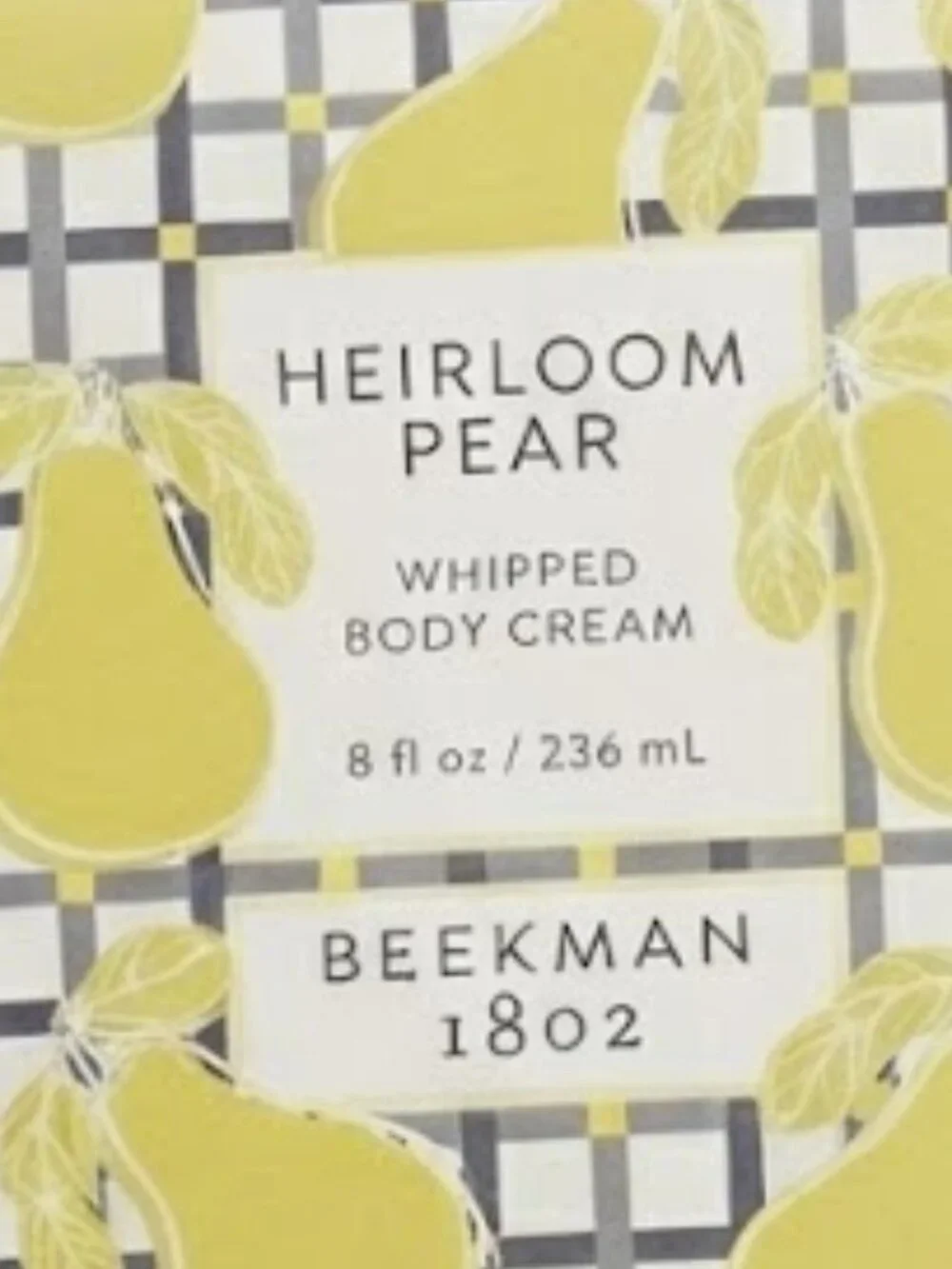 Beekman 1802 Heirloom Pear Whipped Body Cream & Hand Salve Bundle Set of 3 - NEW